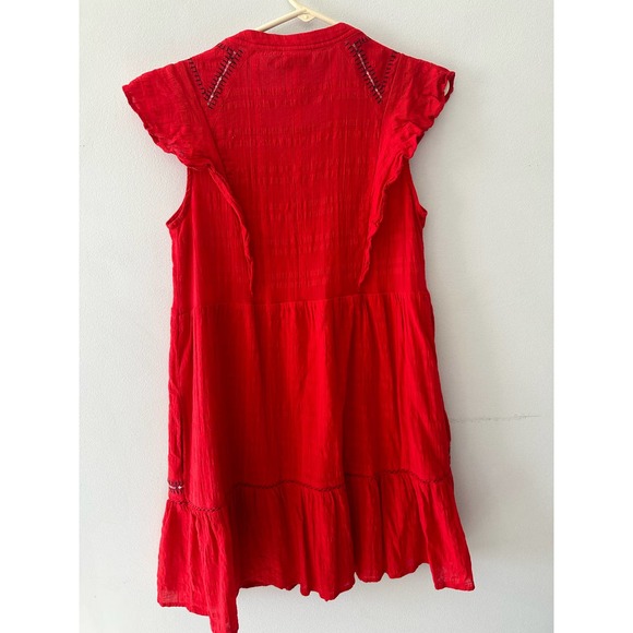 Knox Rose Red Embroidered Mini Dress - Picture 6 of 7